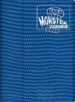 Monster 9-Pocket Binder Holo Blue