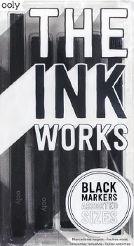 The Ink Works Black Markers