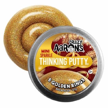 Thinking Putty: Mini Tin - 5 Golden Rings