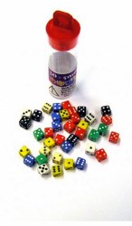 Mini D6 5mm Assorted Dice