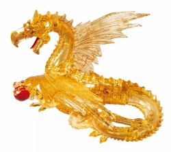 3D Crystal Puzzle: Golden Dragon