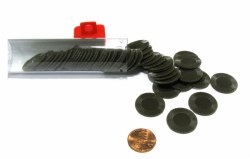 50 Piece Black Poker Chip Set