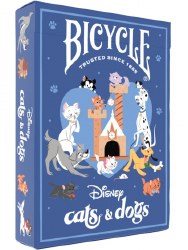 Cats and Dogs Playing Cards