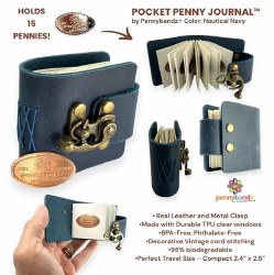 Pennybandz Pocket Penny Journal: Nautical Navy
