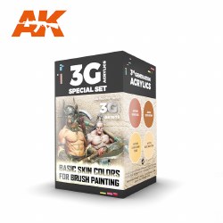 AK 3Gen Acrylics: Wargame Series - Basic Skin Set