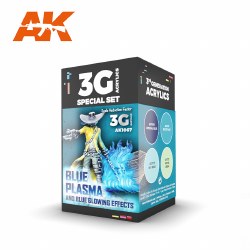 AK 3Gen Acrylics: Wargame Series - Blue Plasma Set