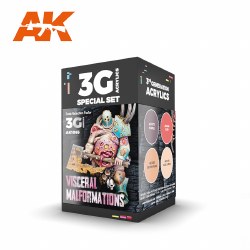 AK 3Gen Acrylics: Wargame Series - Visceral Malformations Set