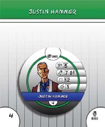 Heroclix Armor Wars B003 Justin Hammer Bystander Token