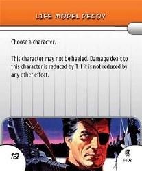 Heroclix Armor Wars F002 Life Model Decoy Feat Card