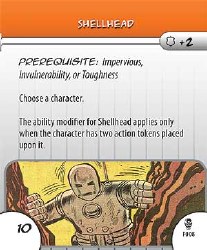 Heroclix Armor Wars F008 Shellhead Feat Card