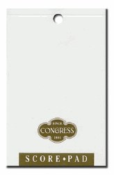 Bridge Scorepads - Congress