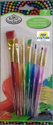 Brush Set: 7-piece Nylon Variety