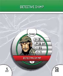 Heroclix Collateral Damage B001 Detective Chimp Bystander Token