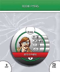 Heroclix Collateral Damage B002 Eddie Fyers Bystander Token