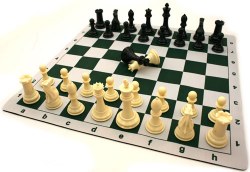 Pro Chess Tournament Men & Roll-Up Mat