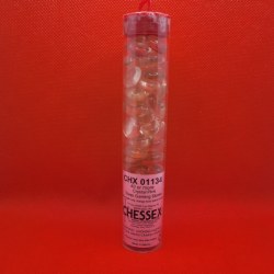 Glass Stone Tubes: 20 Pink