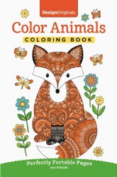 Color Animals Adult Coloring Book
