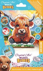 Crystal Art Buddies- Highland Cow