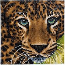Crystal Art Framed Canvas Kit - Leopard