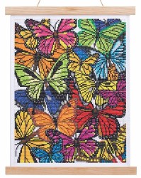 Crystal Art Scroll Kit - Technicolour Kaleidoscope