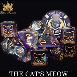 DND Dice 11-die Set: Cat's Meow