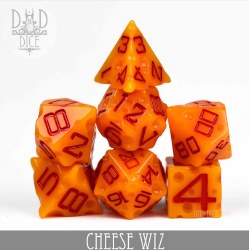 DND Dice 7-die Set: Cheese Wiz