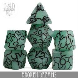 DND Dice 7-die Set: Broken Dreams