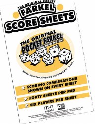 Farkel Score Sheets