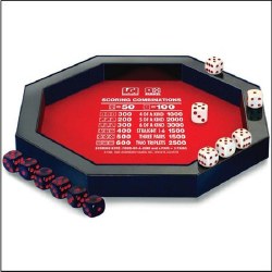 Farkle Game Set with Dice Tray