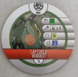 Heroclix Fear Itself B001 Captured Warbot Bystander Token