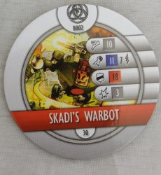 Heroclix Fear Itself B002 Skadi's Warbot Bystander Token