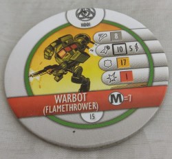 Heroclix Fear Itself H001 Warbot (Flamethrower) Horde Token