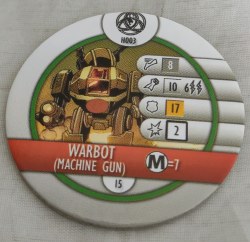 Heroclix Fear Itself H003 Warbot (Machine Gun) Horde Token