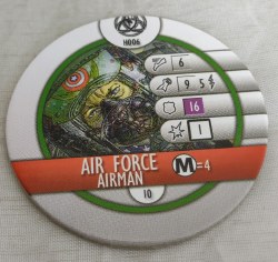 Heroclix Fear Itself H006 Air Force Airman Horde Token