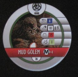 Heroclix Fear Itself H008 Mud Golem Horde Token