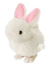 Fuzzy Bunny Wind-Up Toy