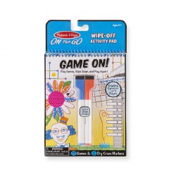 Game On! Wipe-Off Activity Pad