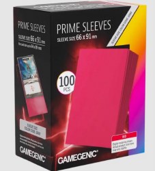 Gamegenic Prime Sleeves Red
