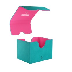 Gamegenic Sidekick 100+ Convertible Deck Box: Teal/Pink