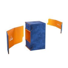 Gamegenic Watchtower 100+ XL Convertible Deck Box: Blue/Orange