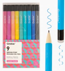 Erasable Gel Pens: 9 Classic Palette Colors