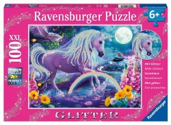Glitter Unicorn 100XL Piece Puzzle