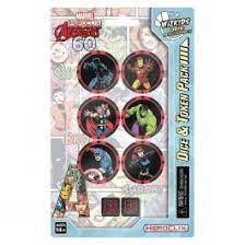 Heroclix Avengers 60th Dice & Token Set