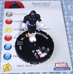 Heroclix Avengers 034 Baron Zemo