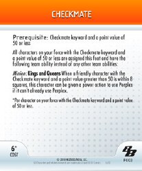 Heroclix Brave and the Bold F003 Checkmate