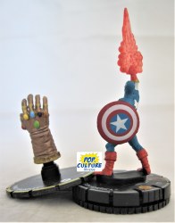 Heroclix Black Panther & the Illuminati 071 Captain America and s010 Infinity Gauntlet