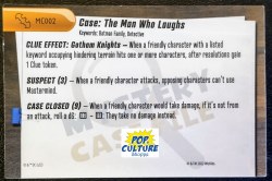 Heroclix Batman Team Up Mystery Card MC002 The Man Who Laughs