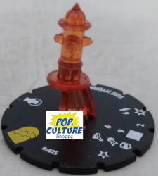 Heroclix Batman Team Up s025 Red Fire Hydrant