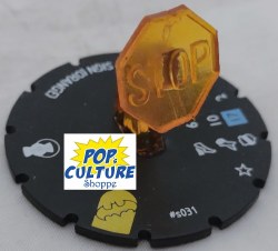 Heroclix Batman Team Up s031 Orange Stop Sign