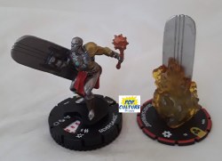 Heroclix Fantastic 4: Future Foundation 054 Silver Savage and s004 Silver Surfboard